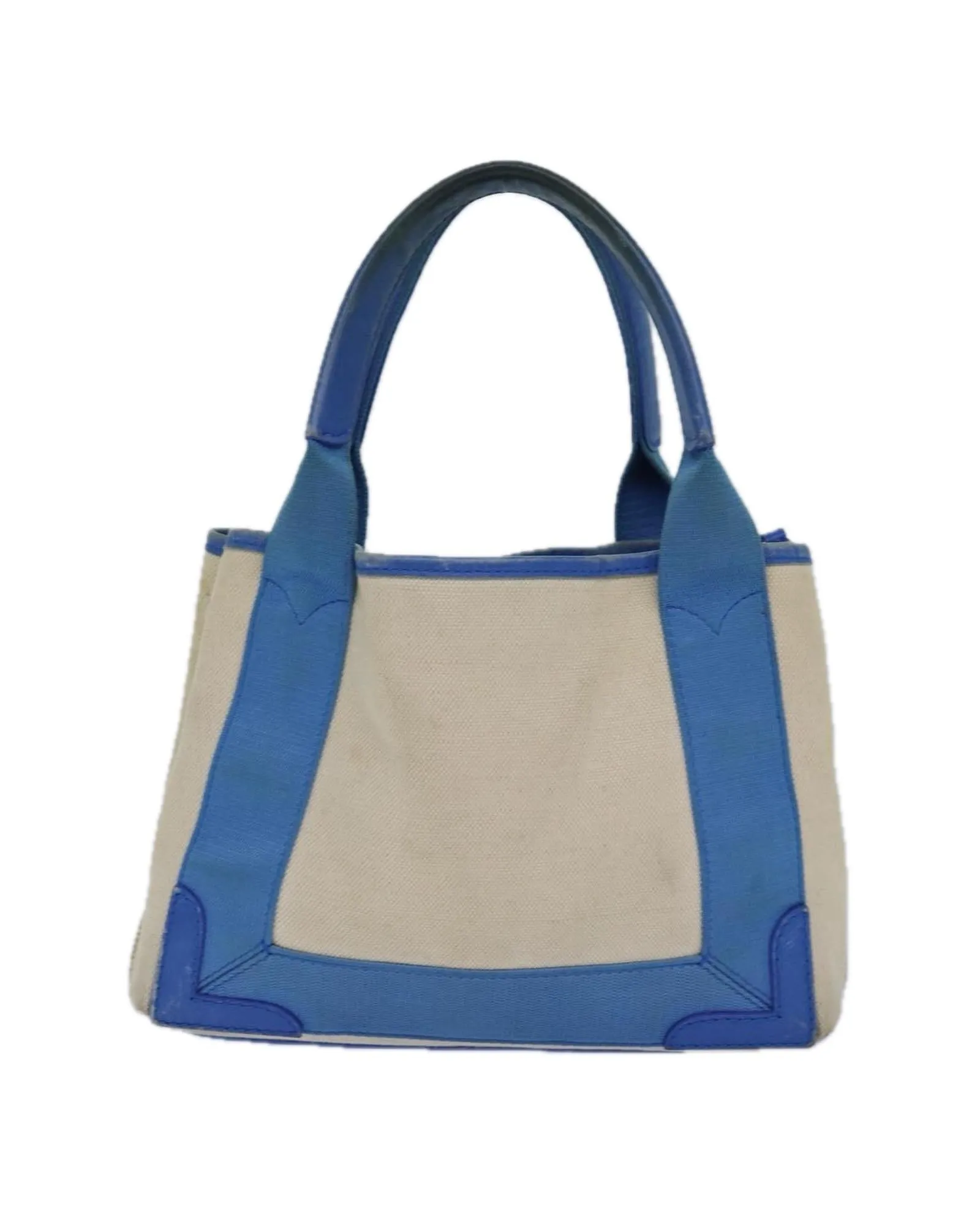 Canvas Leather 2way XS Bag with Silver Accents