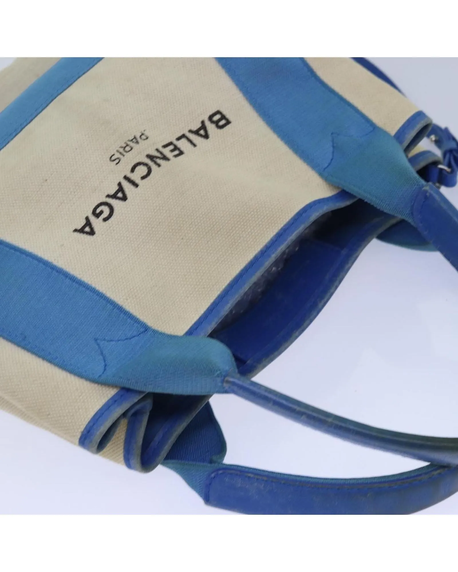 Canvas Leather 2way XS Bag with Silver Accents