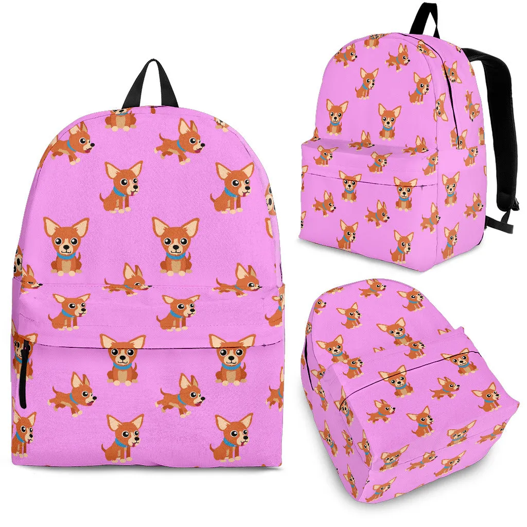 Cartoon Chihuahua Backpack