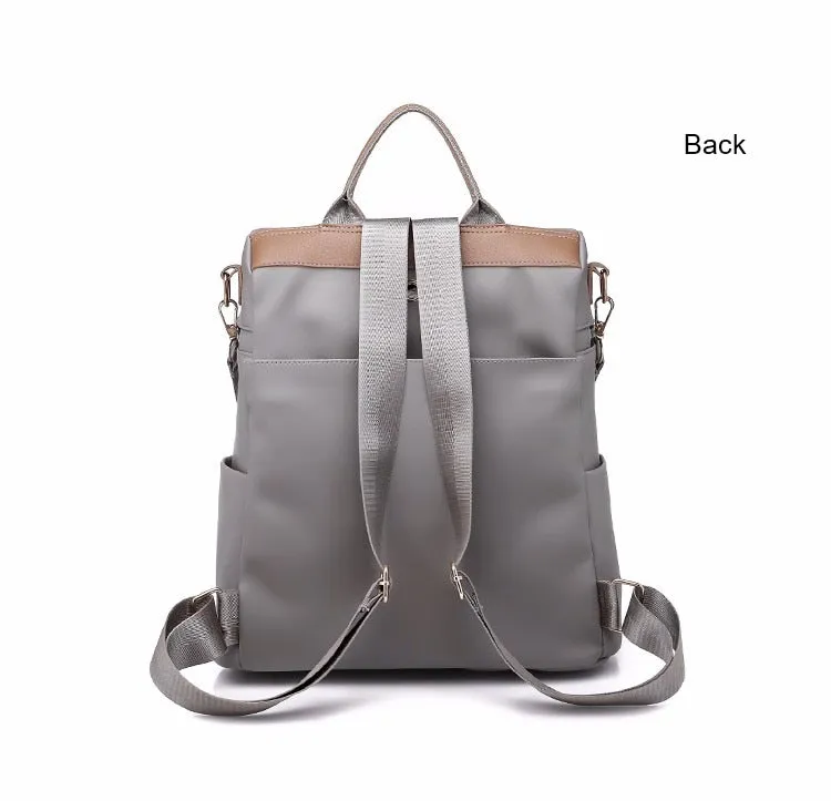 Casual Womens Multi-function Backpack High Quality PU Leather