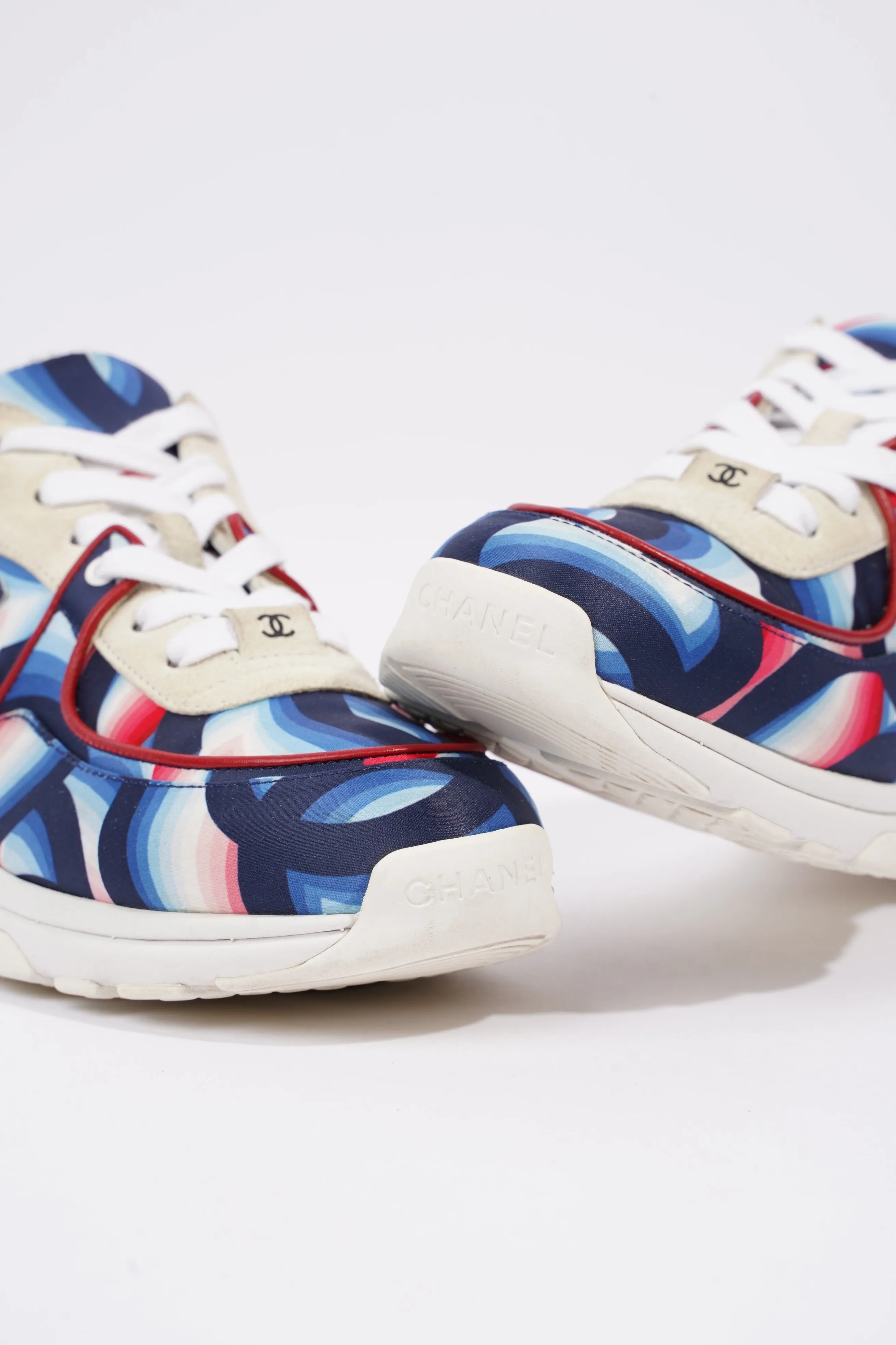 Chanel CC Logo Blue   Multi EU 38   UK 5