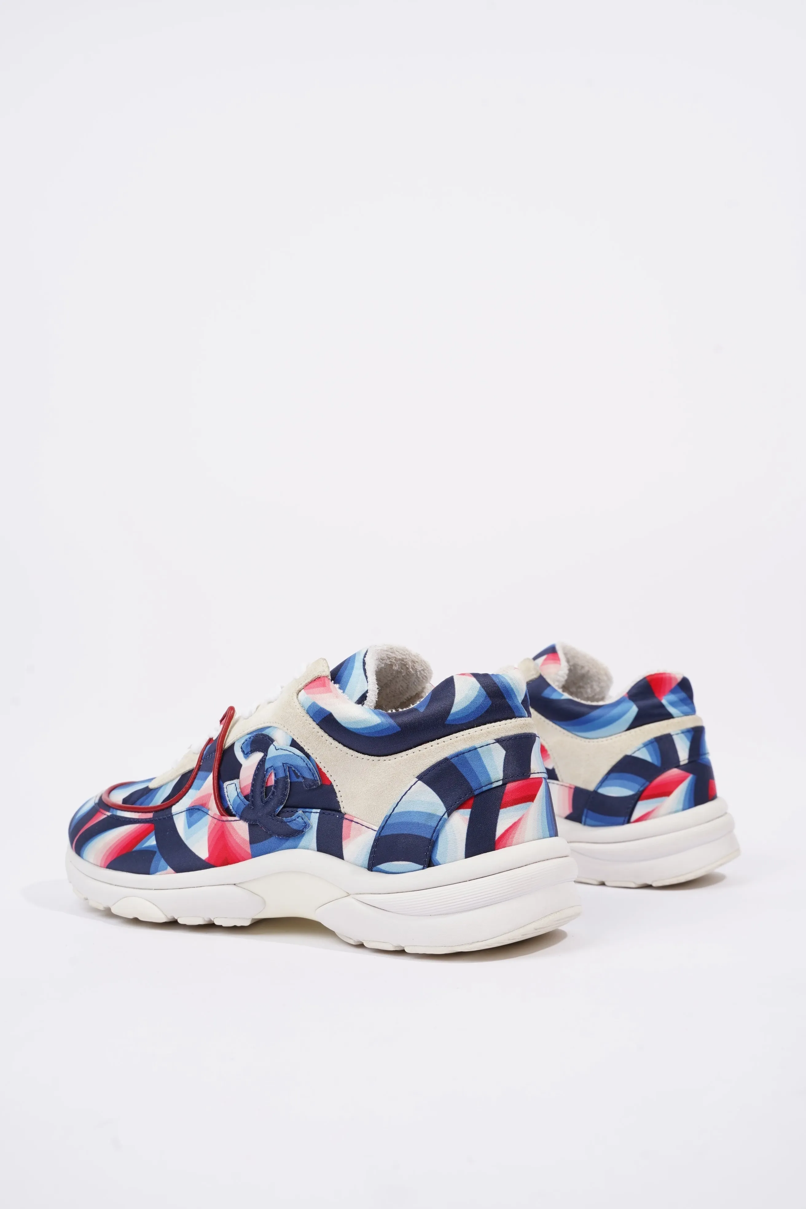 Chanel CC Logo Blue   Multi EU 38   UK 5