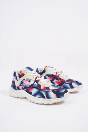 Chanel CC Logo Blue   Multi EU 38   UK 5