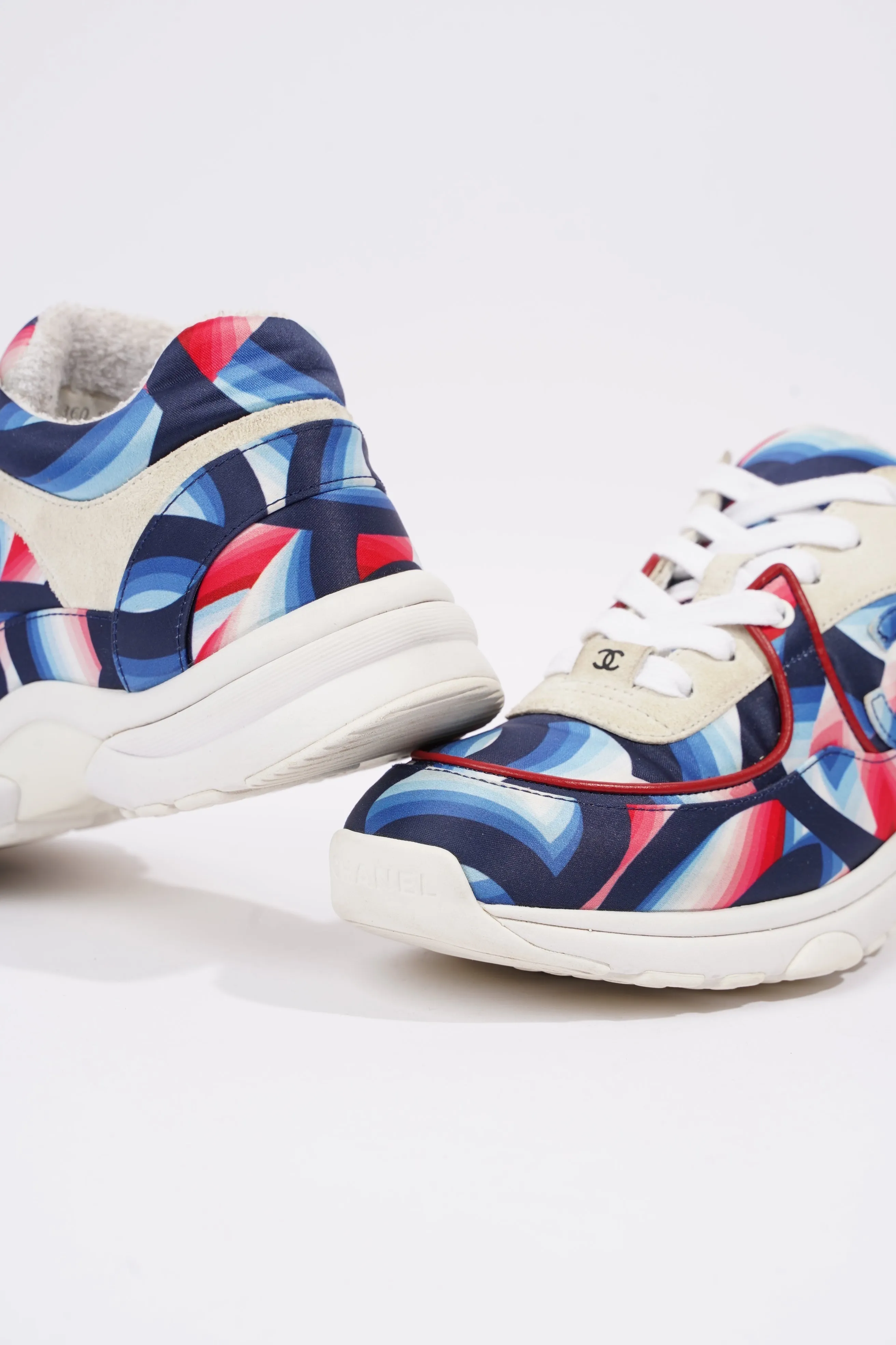 Chanel CC Logo Blue   Multi EU 38   UK 5