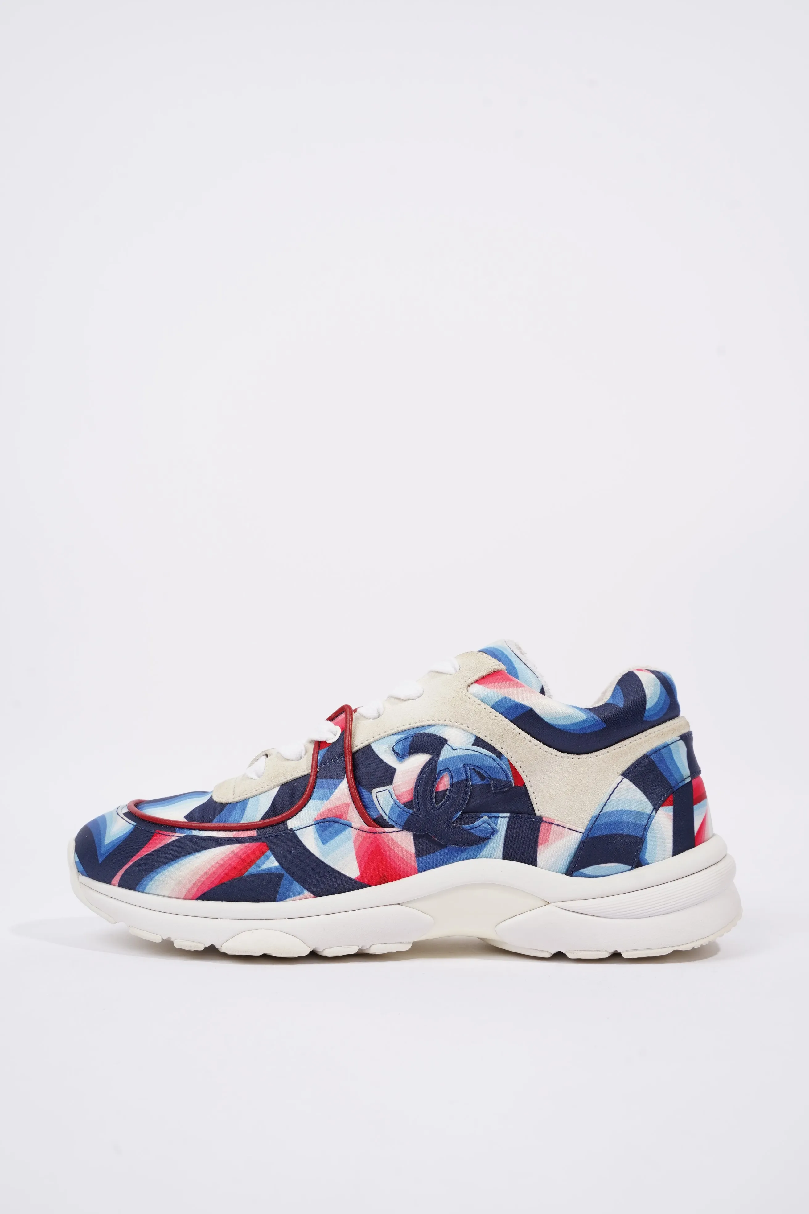 Chanel CC Logo Blue   Multi EU 38   UK 5