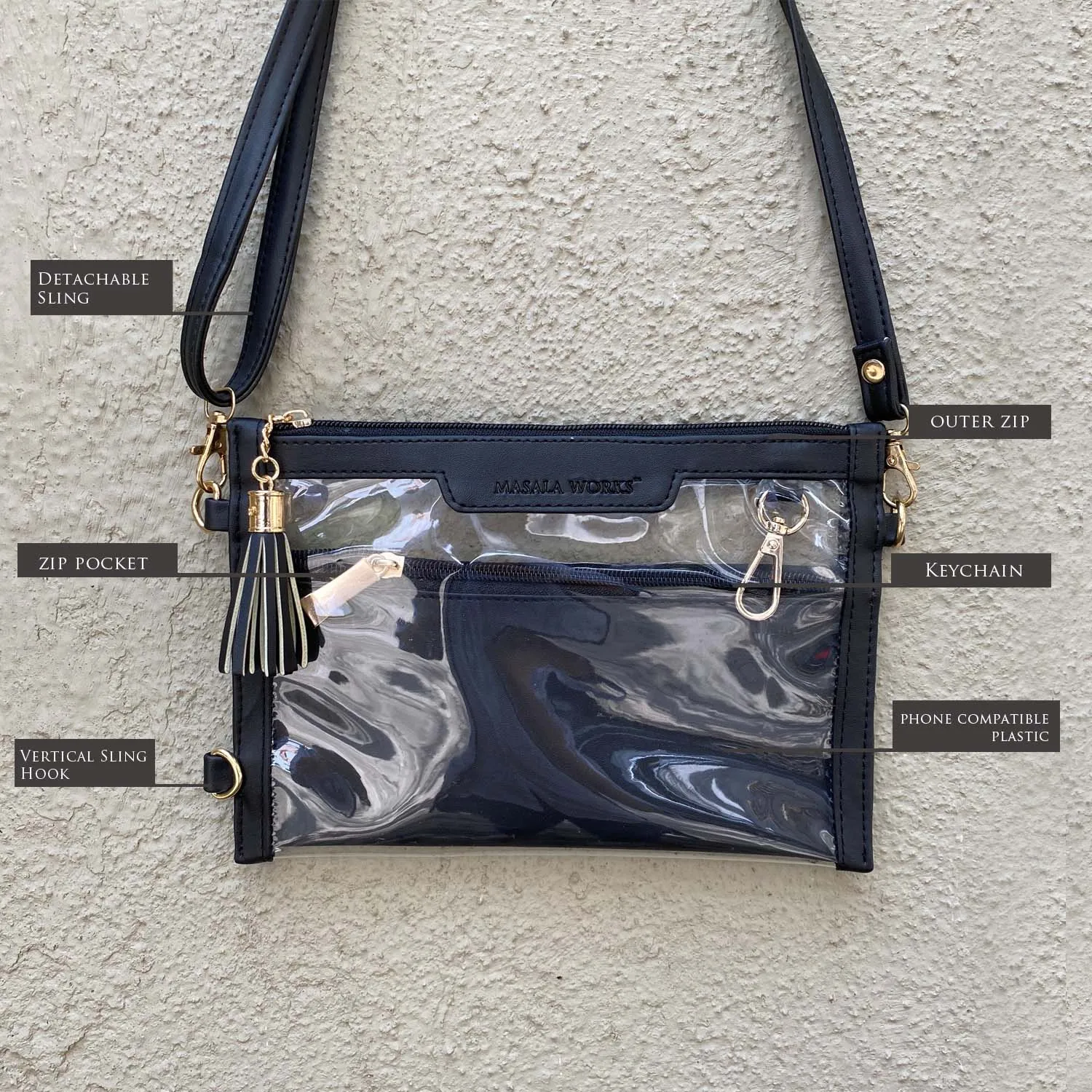 Charcoal On the Go Sling Bag