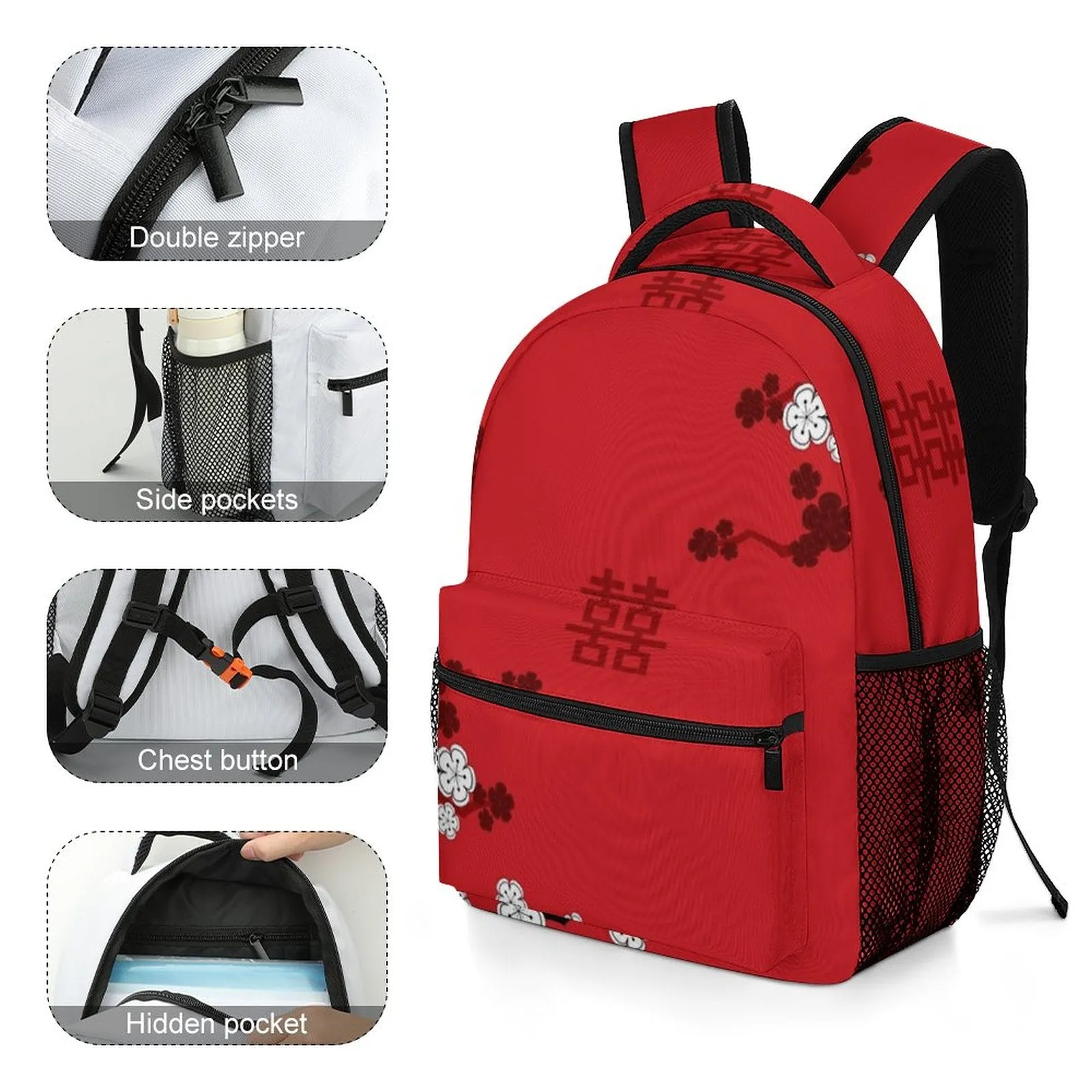 Cherry Blossoms Japanese Backpack