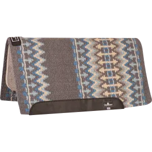 Classic Blanket Straight Pad - Charcoal / Malibu Blue