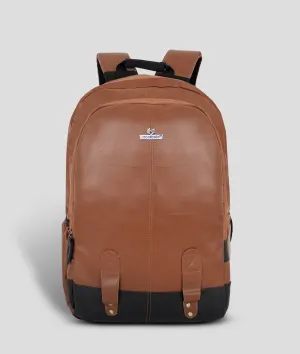 Classic Casual Leather Backpack