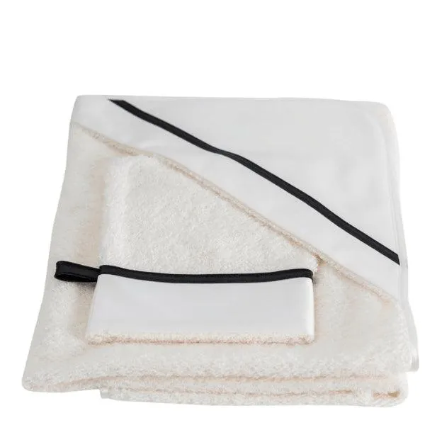 Classic Hooded Towel & Mitt Set