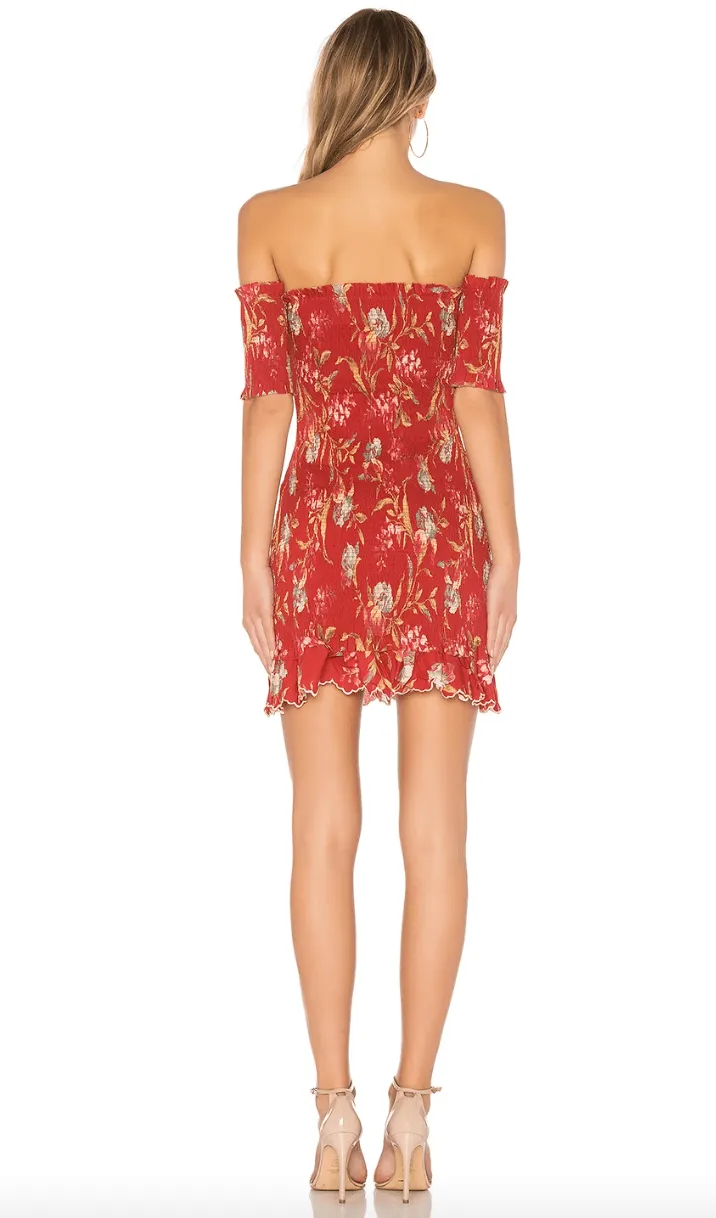 Corsair Smocked Stylish Flutter Dress