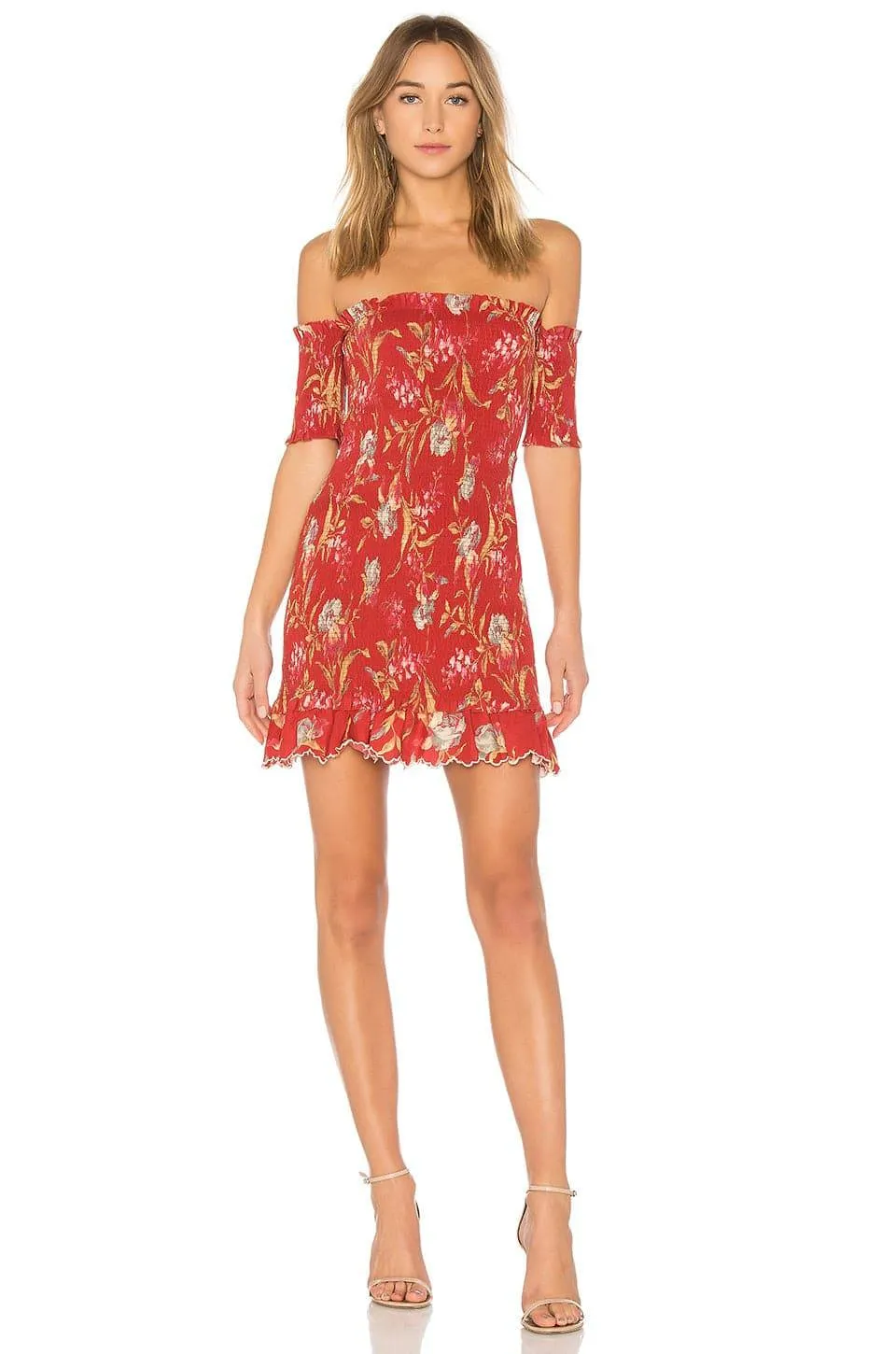 Corsair Smocked Stylish Flutter Dress