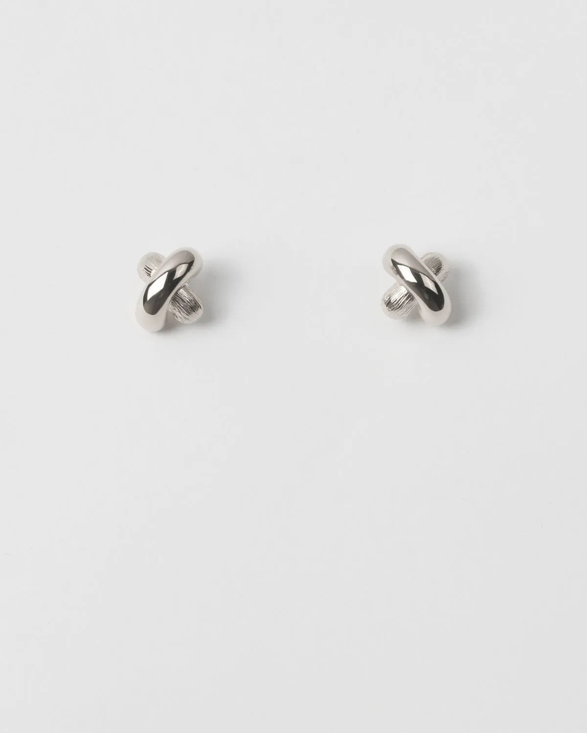 Cross Earrings Silver Plated
