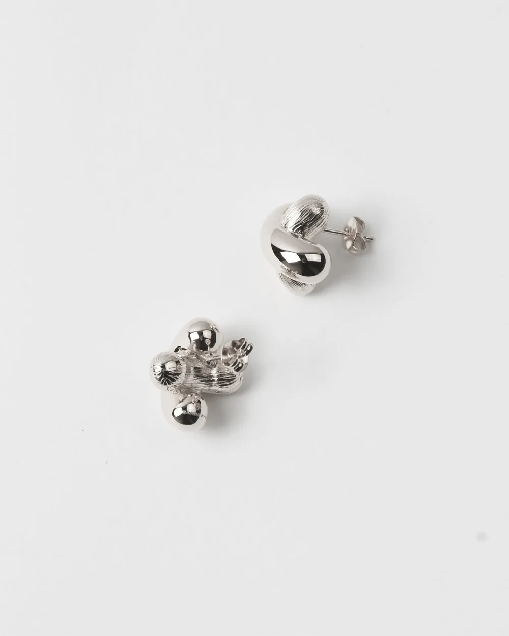 Cross Earrings Silver Plated
