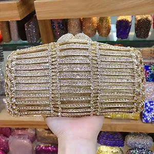 Crystal diamond Evening Clutch bag