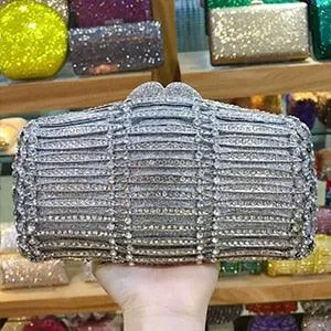 Crystal diamond Evening Clutch bag