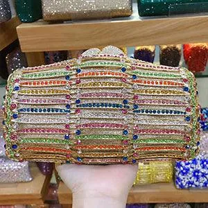 Crystal diamond Evening Clutch bag