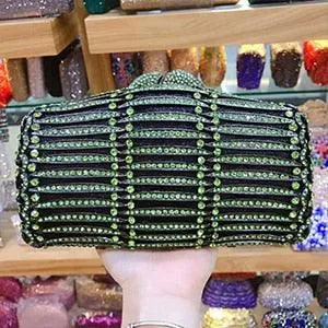 Crystal diamond Evening Clutch bag