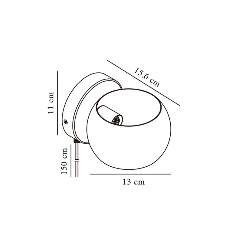 Curved Up & Down Wall Light | Assorted Finishes