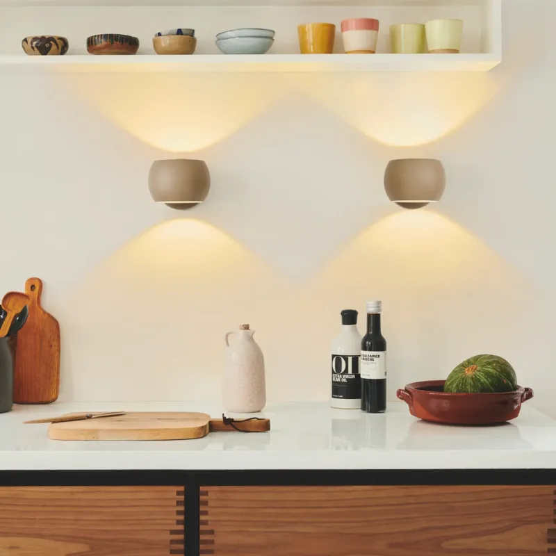 Curved Up & Down Wall Light | Assorted Finishes