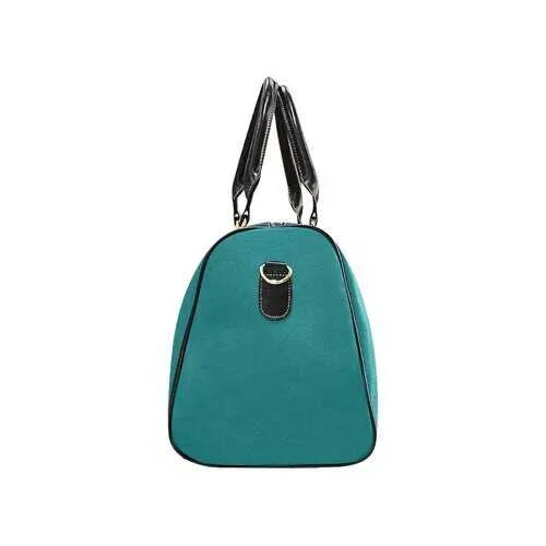 Dark Teal Green, Waterproof Travel Bag