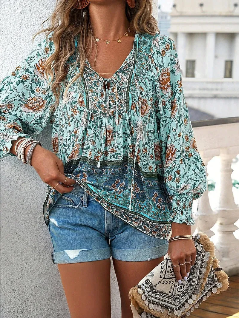 Deborah | Stylish Floral Blouse