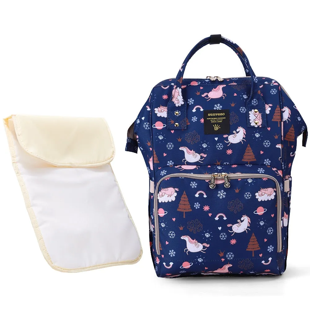 Designer Large Capacity Baby Nappy Bag /Travel Backpack