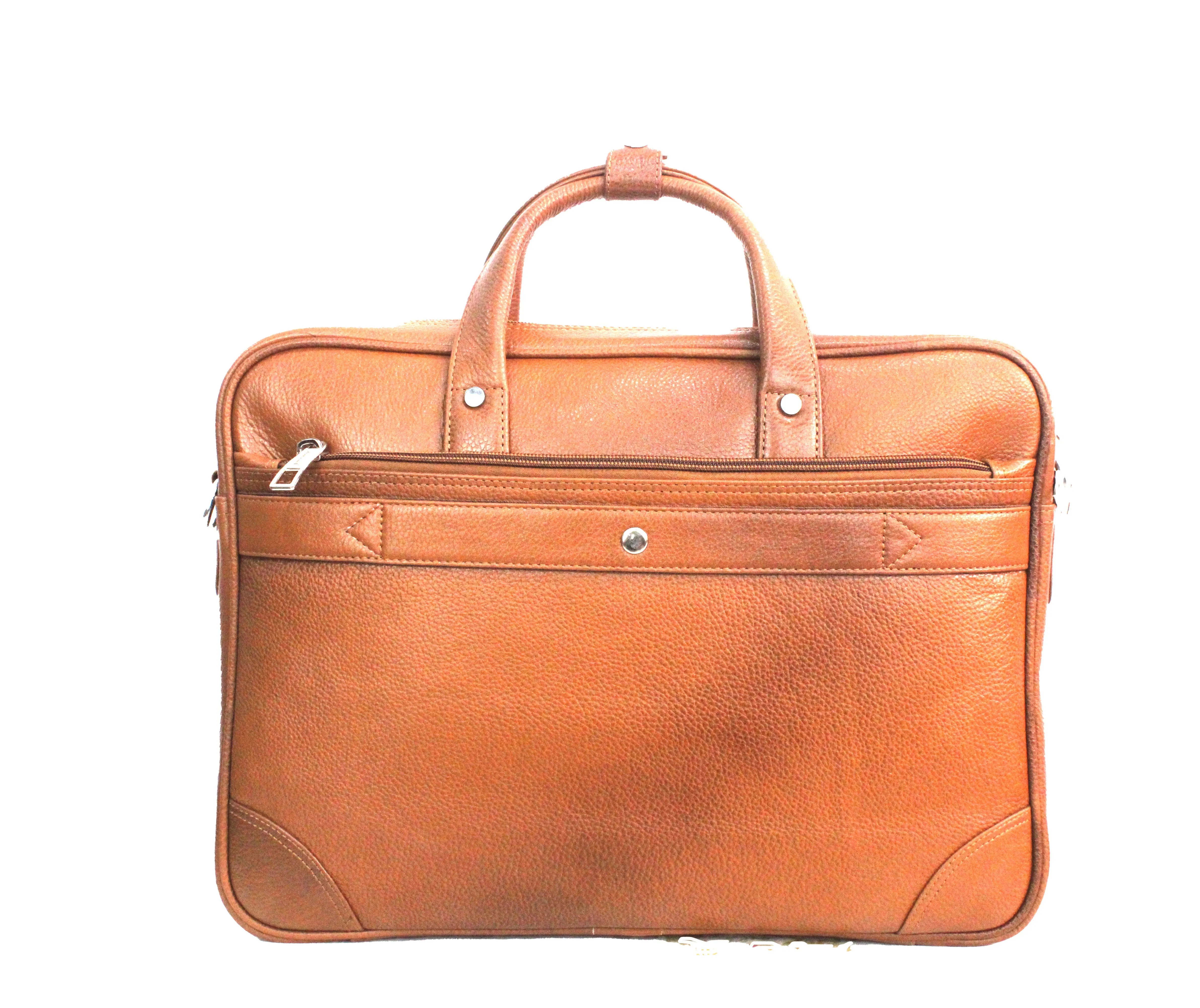 Dhariwal Genuine Leather Laptop Bag File Messenger Bag with Strap upto 16 Inch | Laptop Bag for Men EB-615