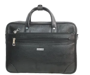 Dhariwal Genuine Leather Laptop Bag File Messenger Bag with Strap upto 16 Inch | Laptop Bag for Men EB-615