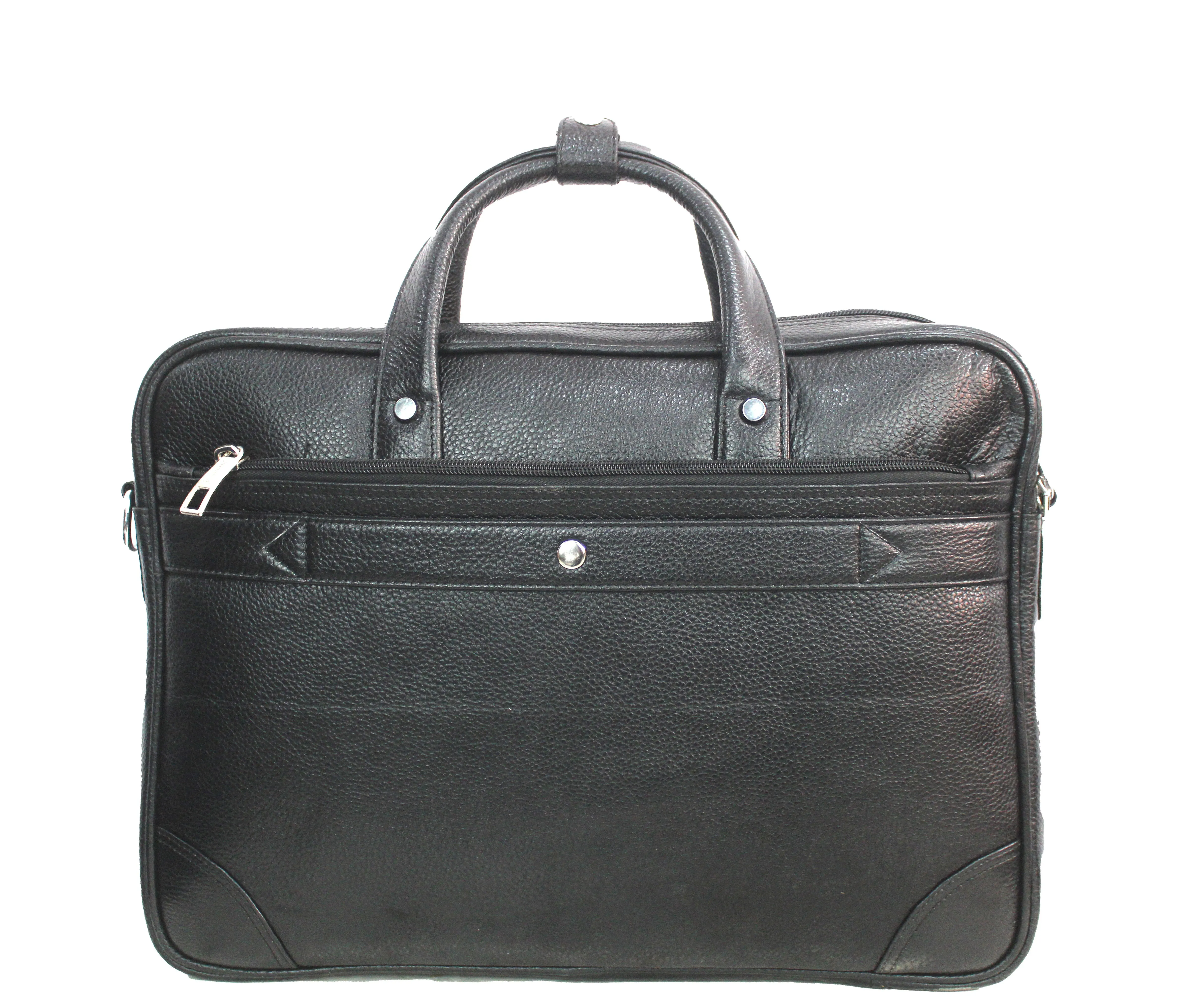 Dhariwal Genuine Leather Laptop Bag File Messenger Bag with Strap upto 16 Inch | Laptop Bag for Men EB-615