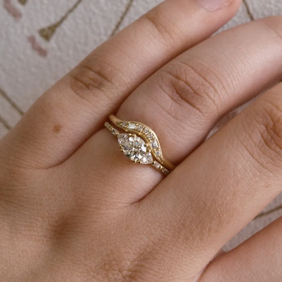 Diamond Gaudi Arch Band (ready to ship option)*