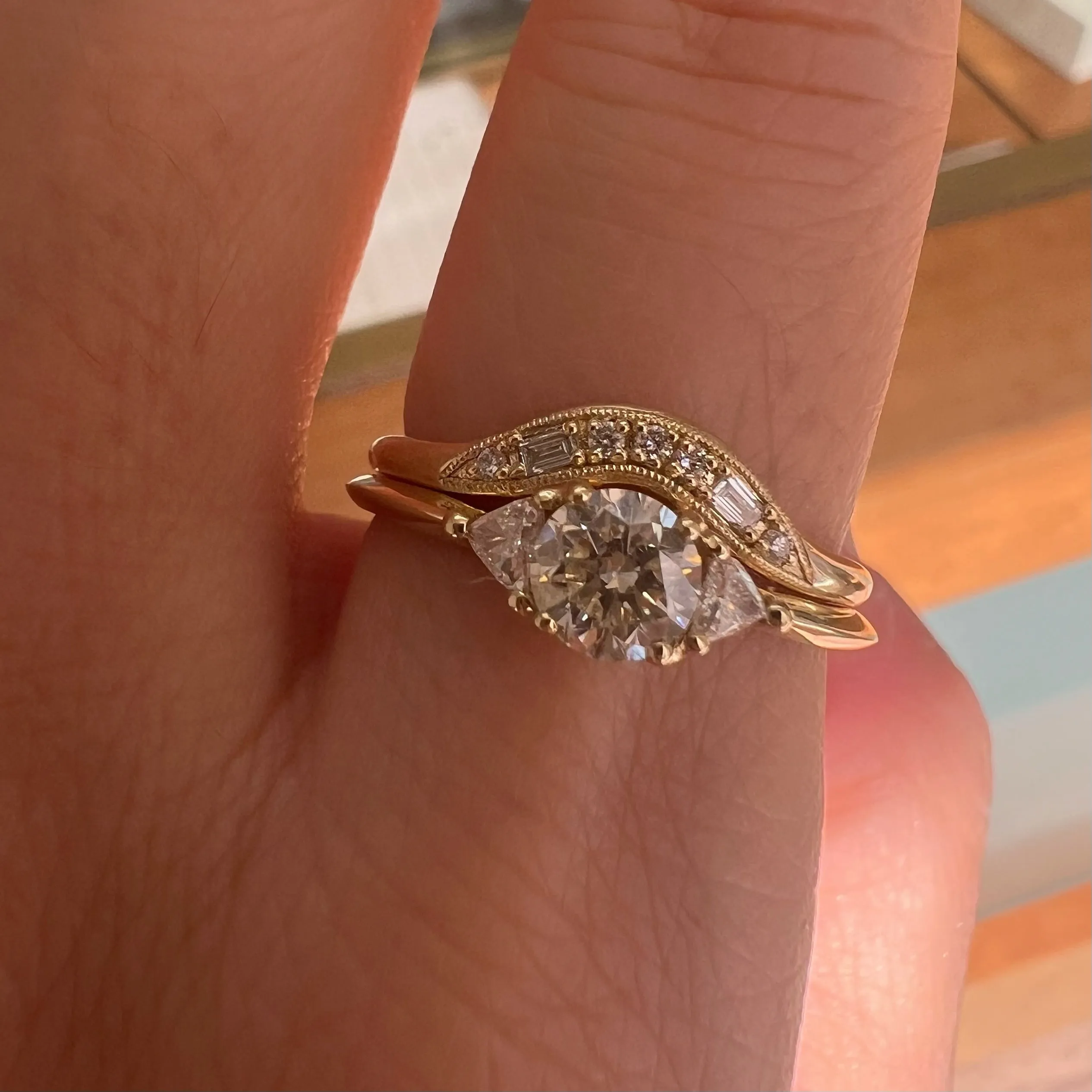 Diamond Gaudi Arch Band (ready to ship option)*