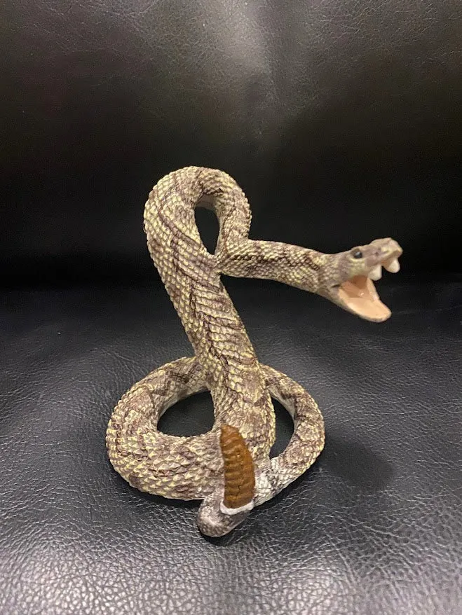 Diamondback Striking Figurine