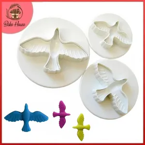 Dove Fondant Plunger Cutter 3Pcs Set
