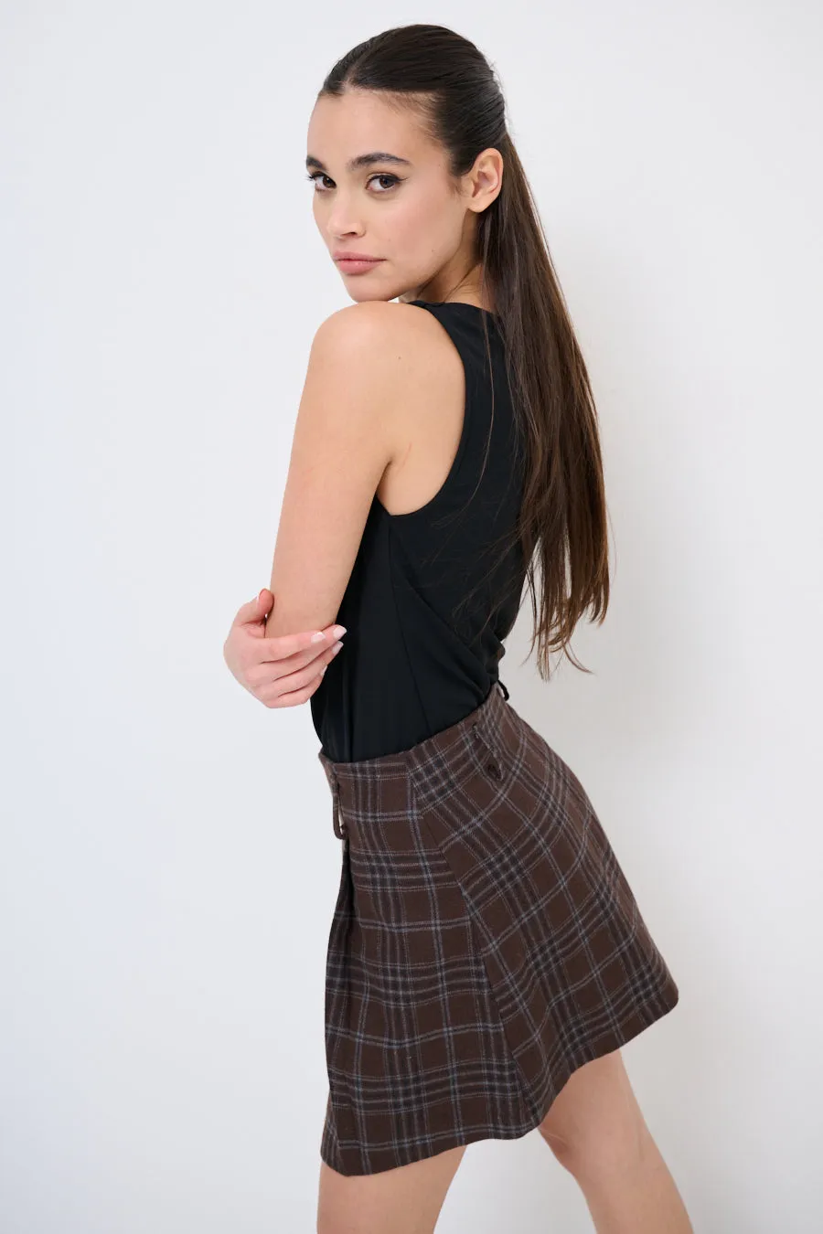 Draped sleeveless top wholesale
