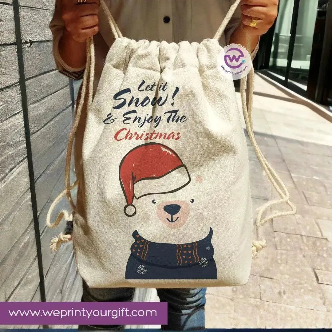 Drawstring Bag -Christmas-A