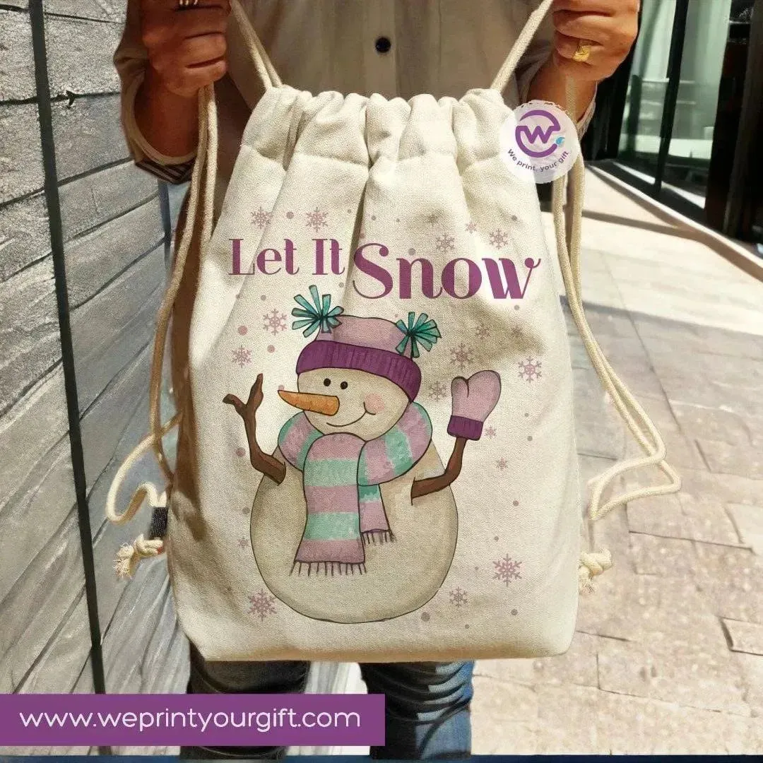 Drawstring Bag -Christmas-A