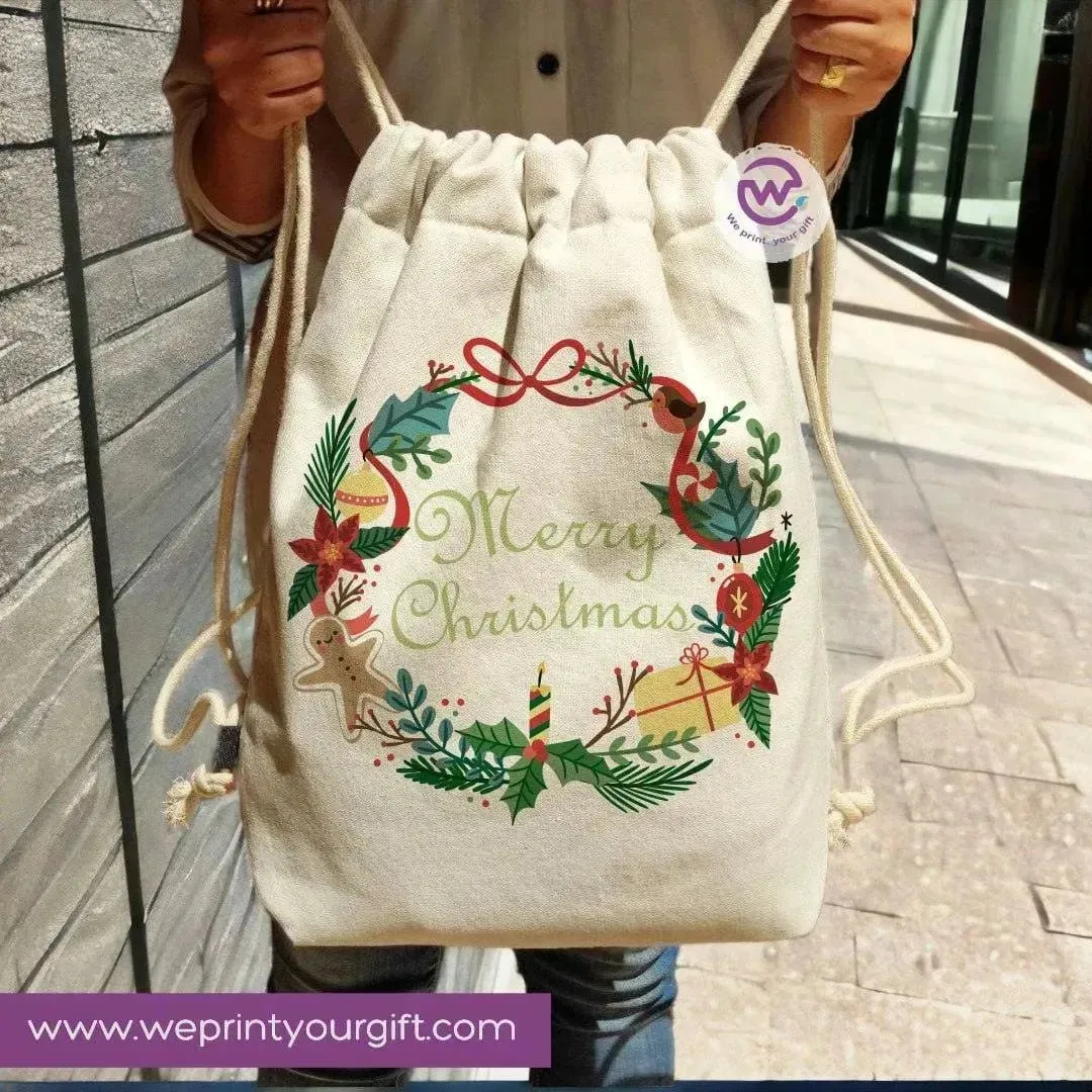 Drawstring Bag -Christmas-A