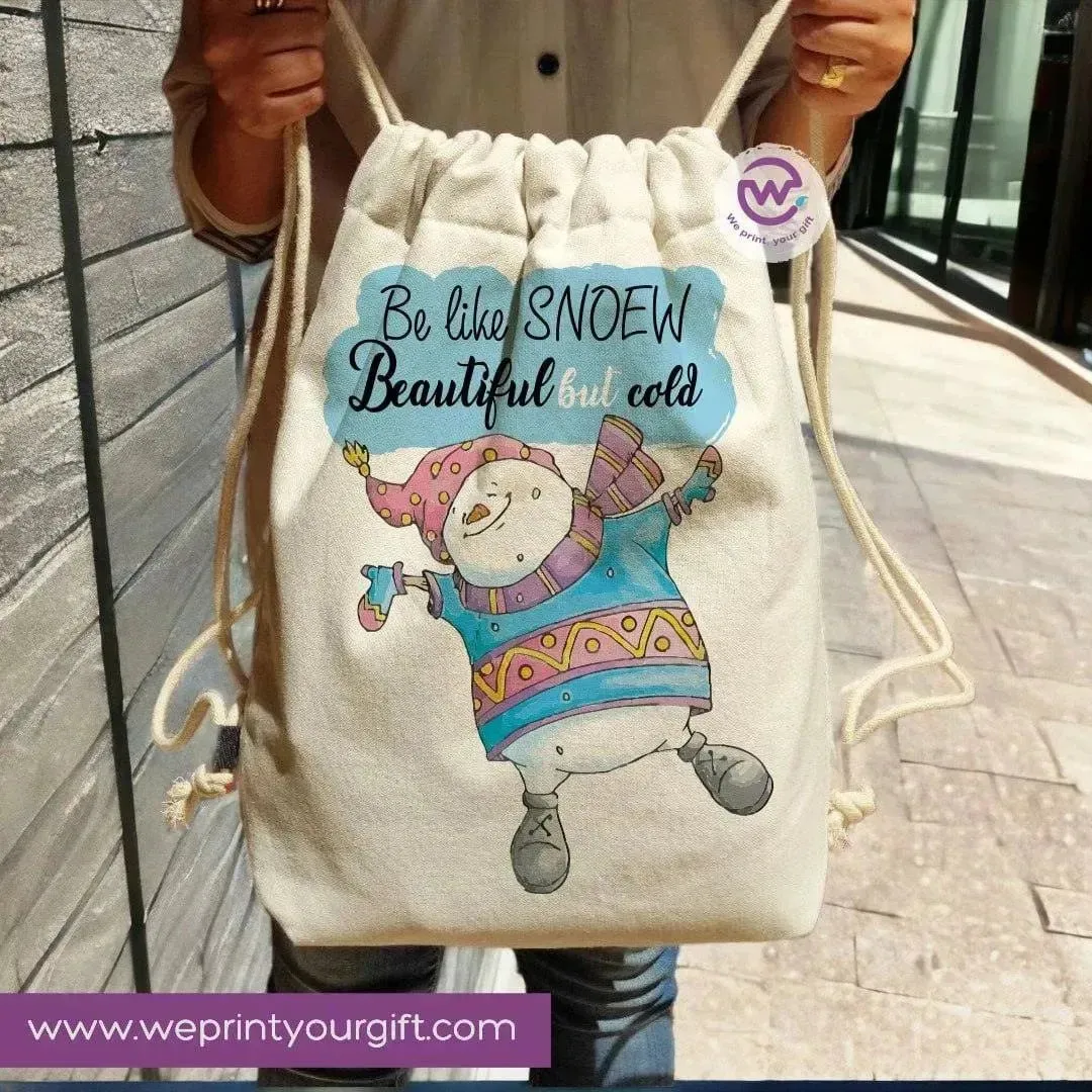 Drawstring Bag -Christmas-A