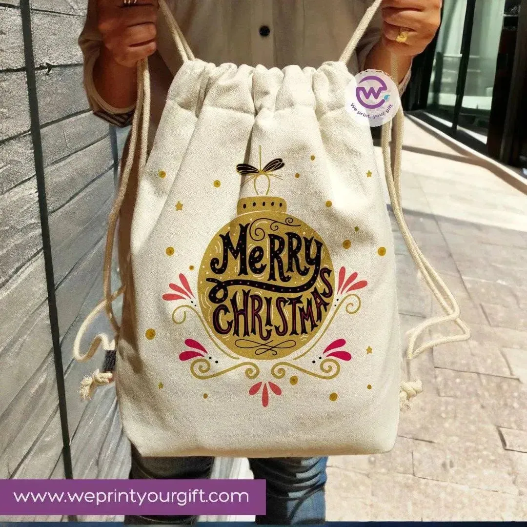 Drawstring Bag -Christmas-A