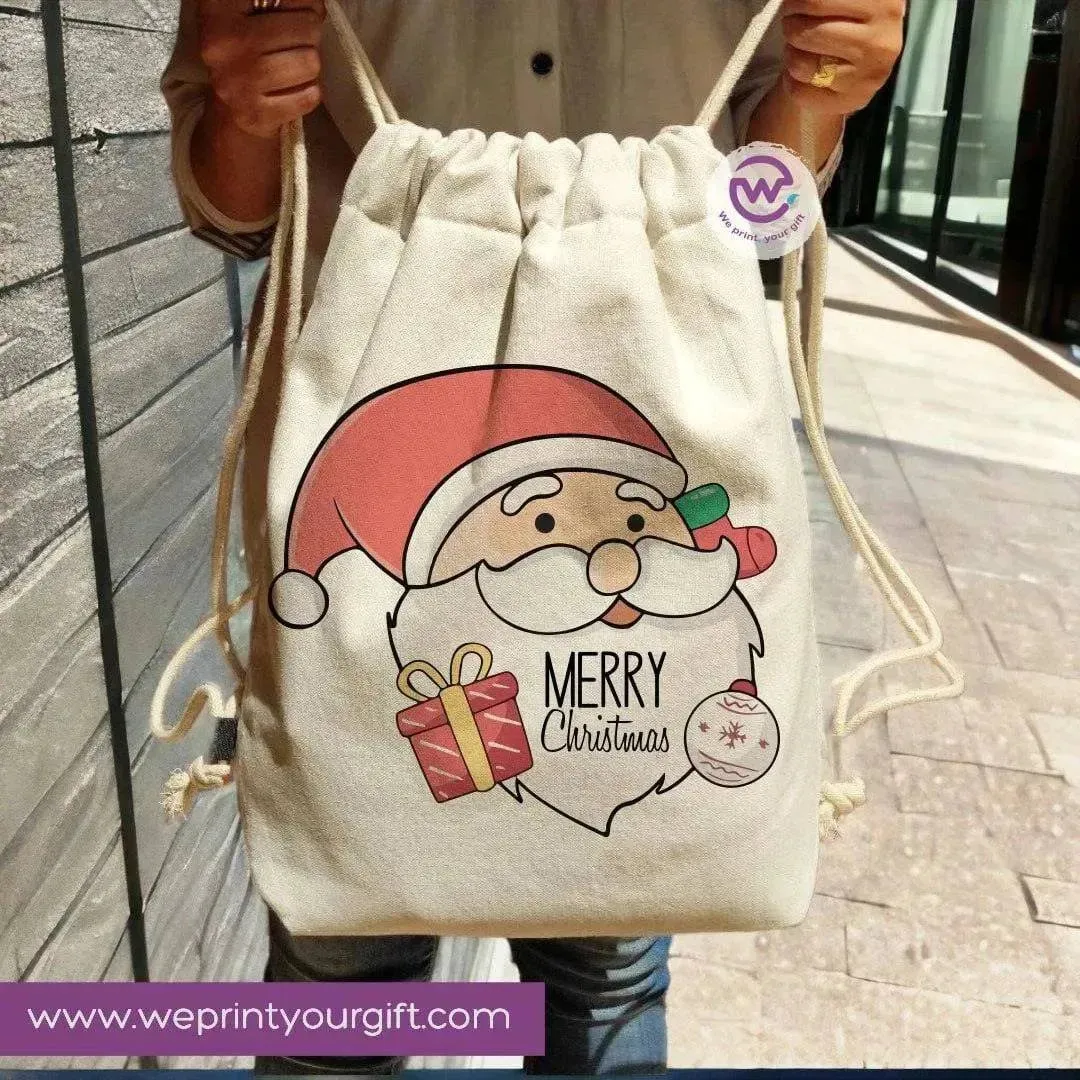 Drawstring Bag -Christmas-A