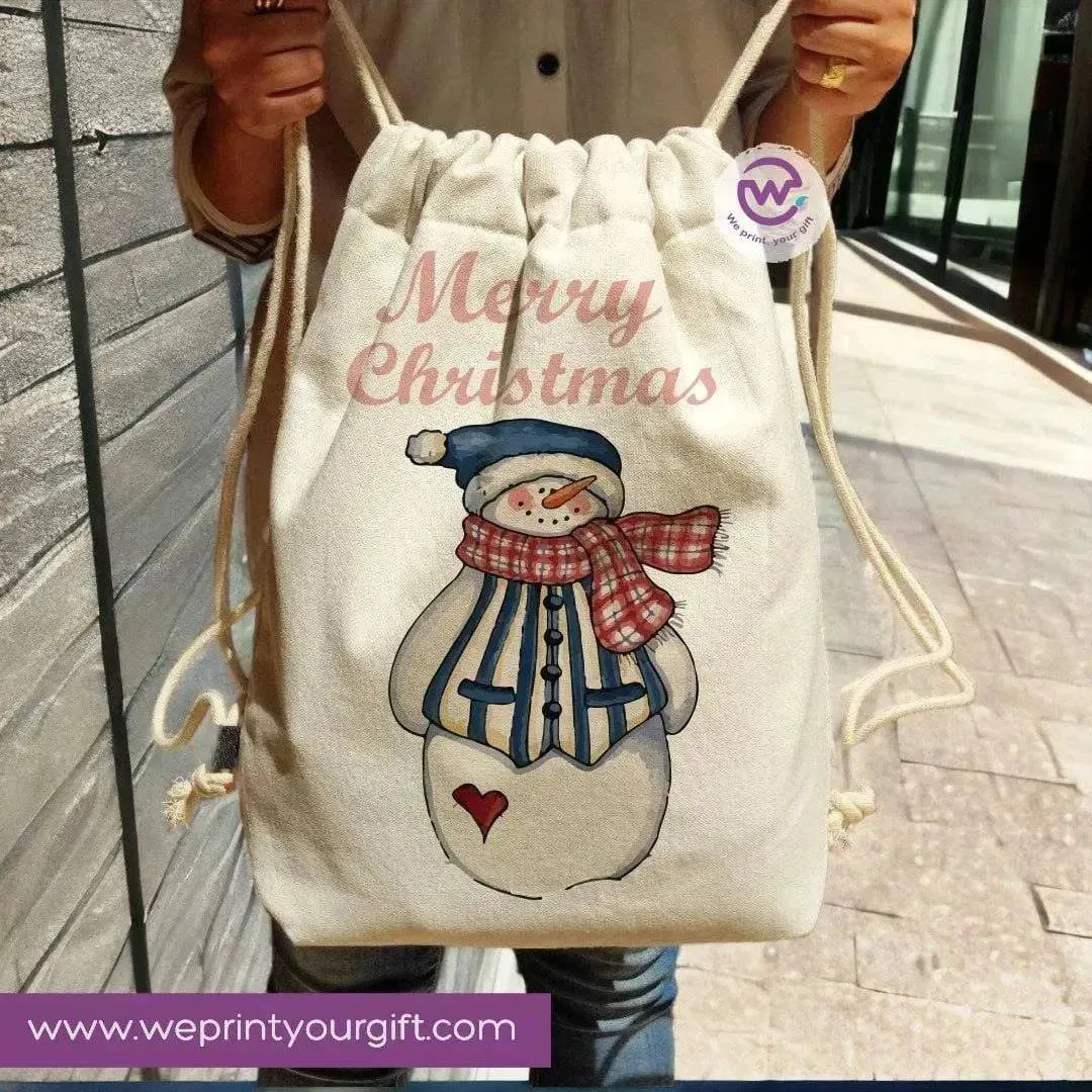 Drawstring Bag -Christmas-A