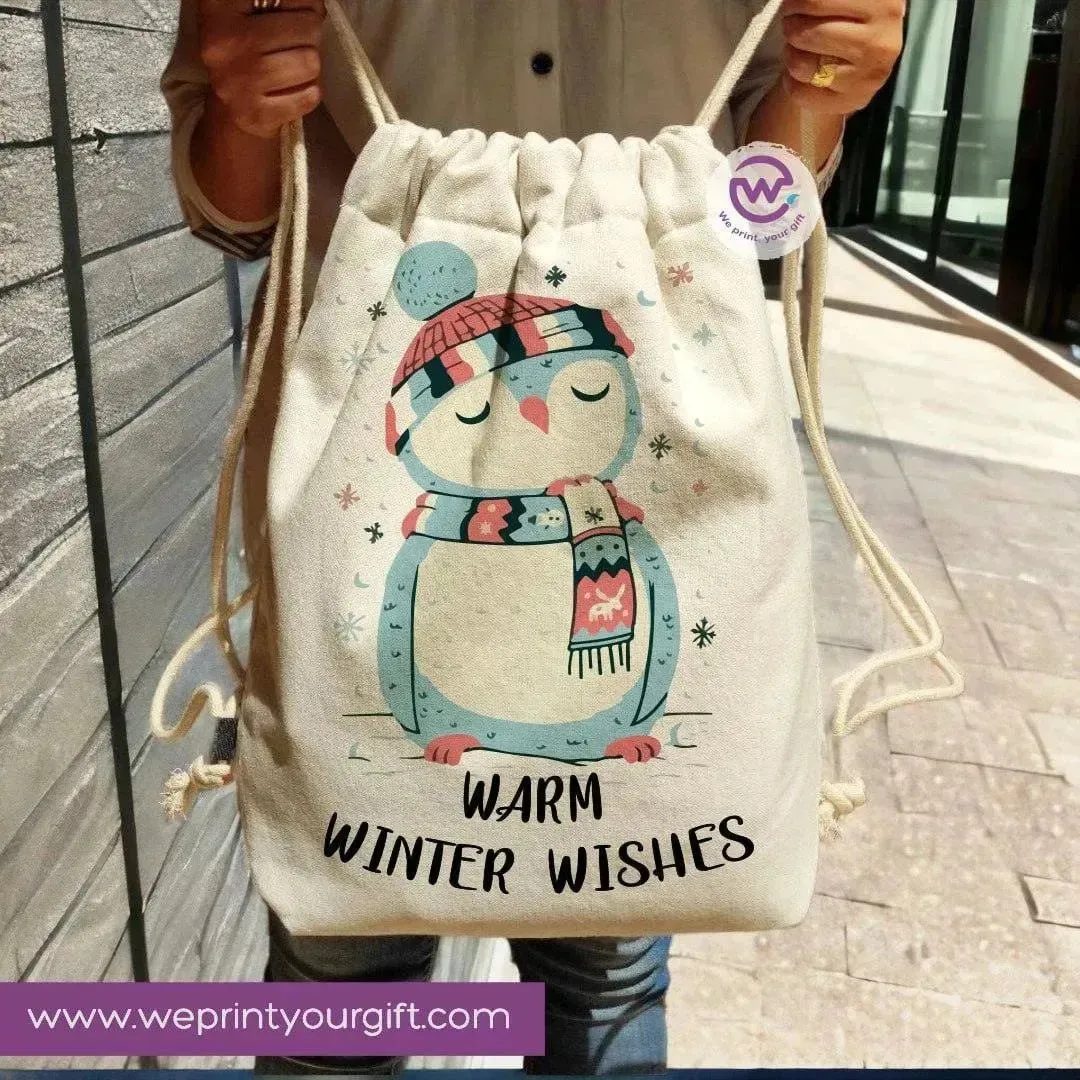 Drawstring Bag -Christmas-A