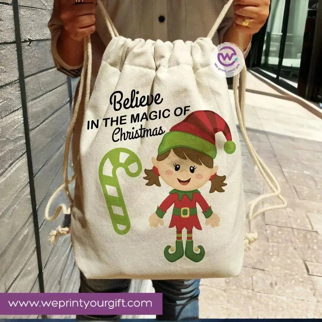 Drawstring Bag -Christmas-A