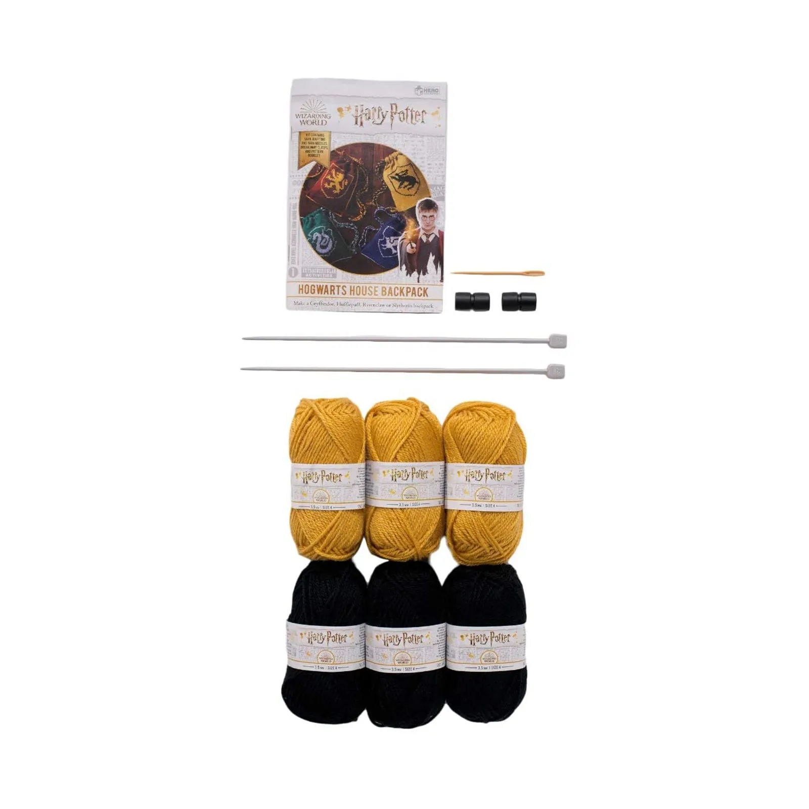 Eaglemoss Harry Potter Hero Collector Hufflepuff Backpack Knit Kit