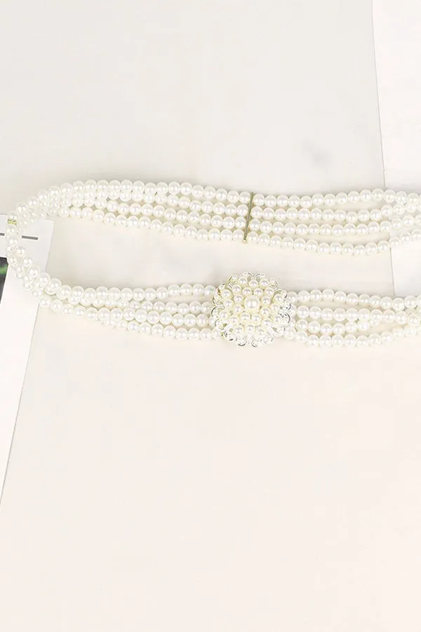 Elegant and Stylish Pearls Belt