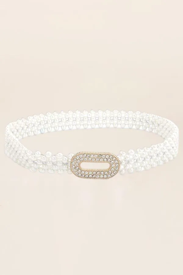 Elegant and Stylish Pearls Belt