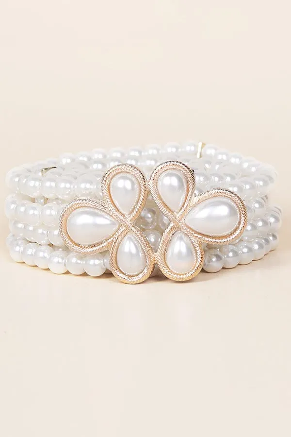 Elegant and Stylish Pearls Belt