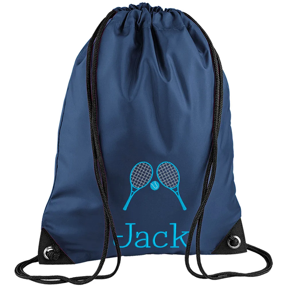 Embroidered PE Bag - Tennis