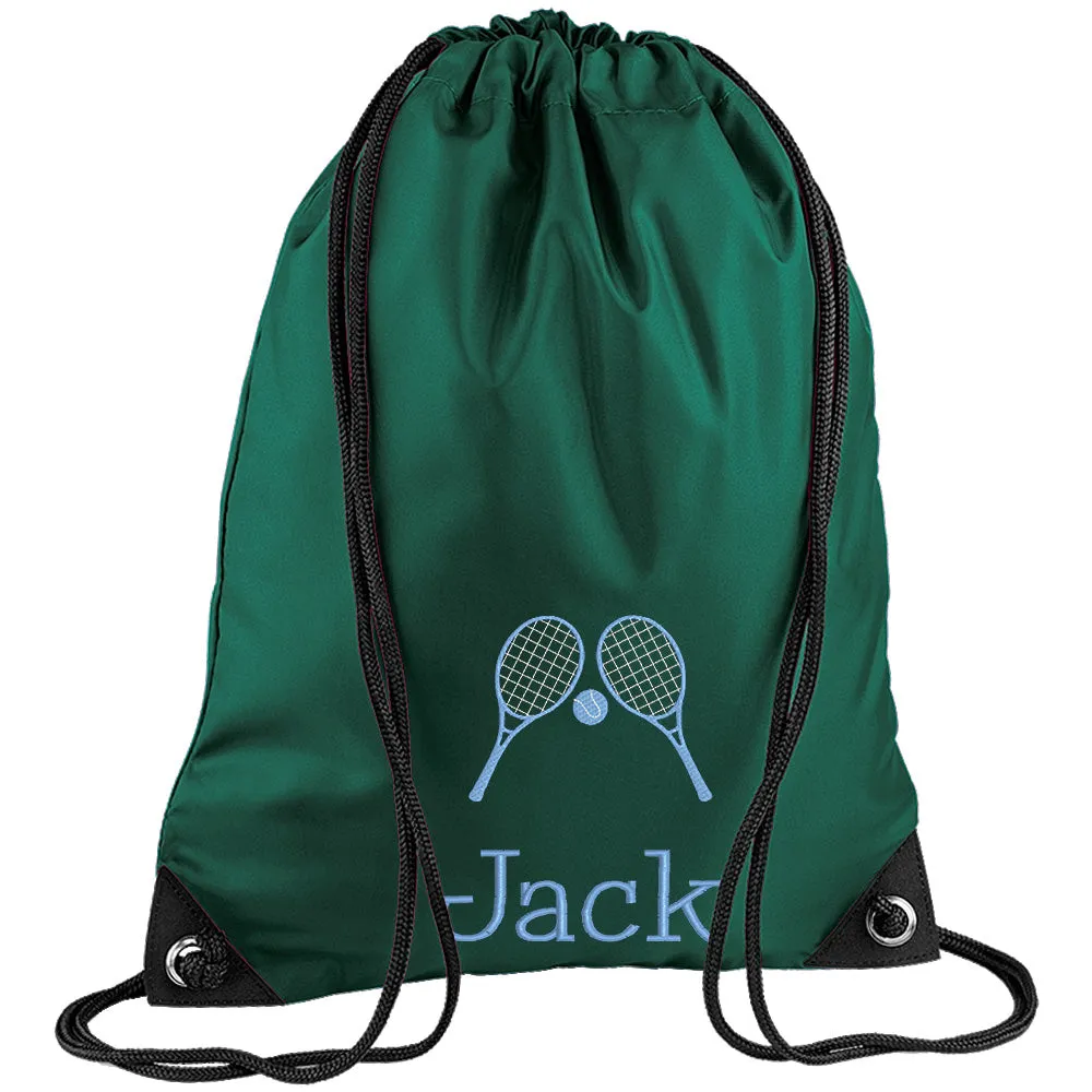 Embroidered PE Bag - Tennis